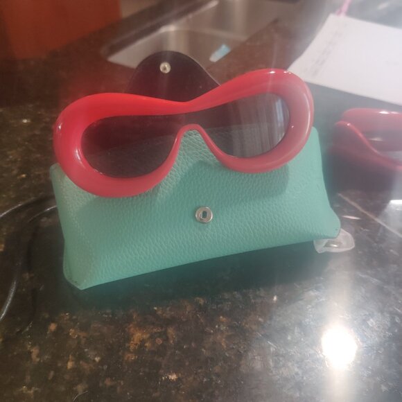 Loewe inflated mask style sunglasses new